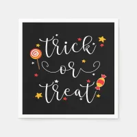 trick or treat halloween napkins