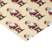 Retro Santa Christmas Tissue Paper