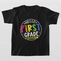 Hello First grade back to school kids T-Shirt