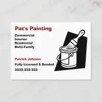 Painting Services Business Cards