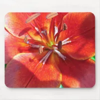 Red Lily Mouse Pad