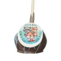 It's a Boy | Woodland Creatures Baby Shower Cake Pops