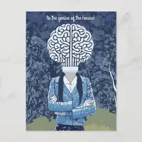 Brainy Person Postcard