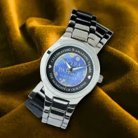 Elegant 9th Lapis Lazuli Wedding Anniversary Watch