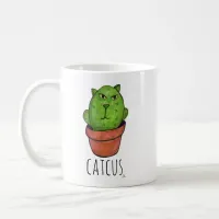 Catcus Pet Cactus Cartoon Cat Design Coffee Mug