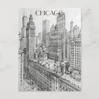 Chicago Travel Postcard