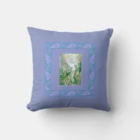 Celtic Mermaid Throw Pillow