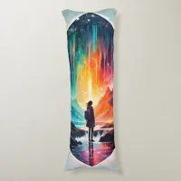 Starry Night Wanderlust: A Whimsical Adventure Body Pillow