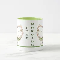 Mug - Wire Bird with Green Stones