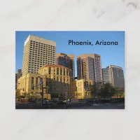 Phoenix, Arizona Downtown Business Card