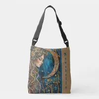  Peaceful Moon Maiden Crossbody Bag