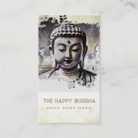 *~* QR Original Artsy Buddha AP33 QR Logo Business Card