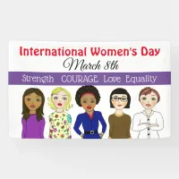 International Women's Day March 8th Banner