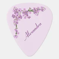 Pretty Pink Cherry Blossoms Guitar Pick