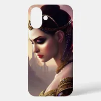 Persian Empress Queen Middle East Fantasy Art iPhone 16 Plus Case