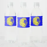 Gahanna Lincoln Lions Blue and Yellow 2024  Water Bottle Label