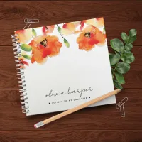 Golden Poppy Letters to Daughter Journal