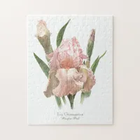 Blush Pink Iris Jigsaw Puzzle