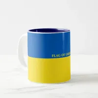 Flag of Ukraine Two-Tone Coffee Mug