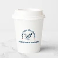 Majestic Bald Eagle - 4th of July Party  Paper Cups