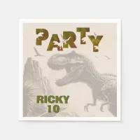 T-rex Dinosaur Napkins