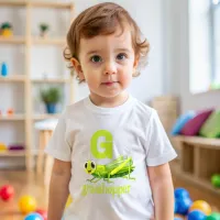 G is for Grasshopper Toddler Tshirt