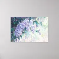 *~*  Add TEXT Lilac TV2 Stretched Canvas Print