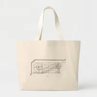 architectural large tote bag