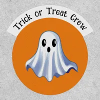 Cute Halloween Ghost - Trick or Treat Crew Patch