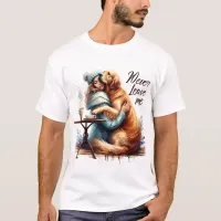 Woman Hugging Dog T-Shirt