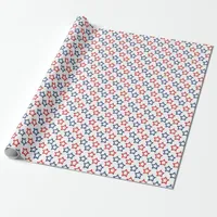 American Stars Pattern Wrapping Paper