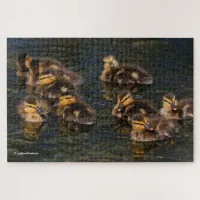 Floating Living Corks: 9 Cute Mallard Ducklings Ji Jigsaw Puzzle