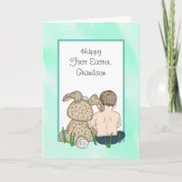 Have a "Hoppy" Easter Grandson Card