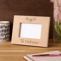 Whimsical, Elegant Personalized Etched Frames