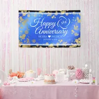 Elegant 9th Lapis Lazuli Wedding Anniversary Banner