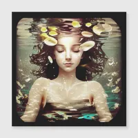 Lady Under Water, | AI Generated Artwork