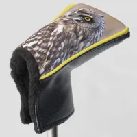 Portrait of a Short-Eared Owl Golf Head Cover