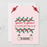 Merry And Bright Christmas 2023 Holiday Card