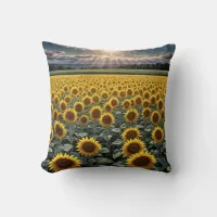 Sunflower Throw Pillow