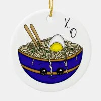 We were Ramen To Be | Funny Christmas Pun Ceramic Ornament