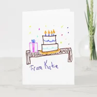 Add your Child's Artwork to this Card