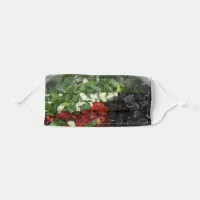 Colorful chopped Food Adult Cloth Face Mask