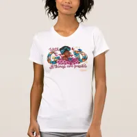 Graceful Black Woman with Spiritual Inspiration T-Shirt