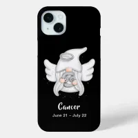 Gnome Cancer Astrology Sign Angel iPhone 15 Plus Case