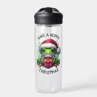 Have a Hoppy Christmas | Frog Pun Water Bottle