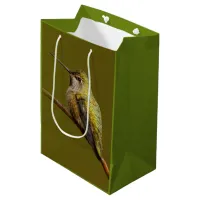 Anna's Hummingbird on the Scarlet Trumpetvine Medium Gift Bag