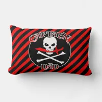 Captain Dad Throw Pillow