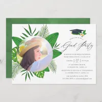 Tropical Summer Graduation Party Invitation