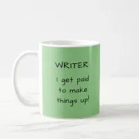 Green Writer's Pun Author Writer Gift Coffee Mug