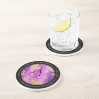 6th 33rd 47th 48th Amethyst Wedding Anniversary Coaster